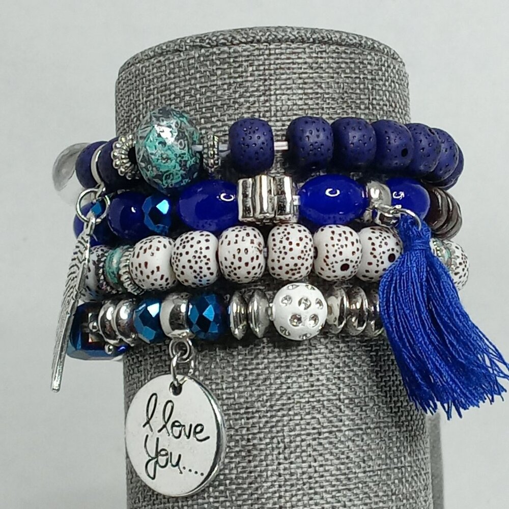 Blue Bracelet Set